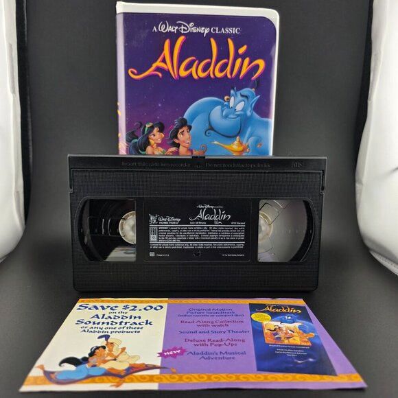 Disney Aladdin Black‎ Diamond VHS – Pre-Owned - Picture 5 of 6